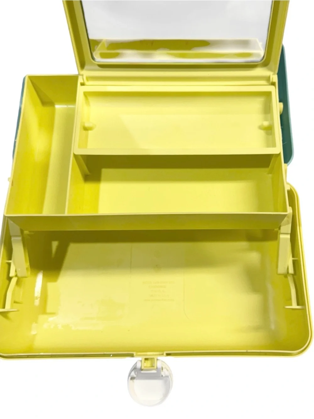 Caboodles | On-The-Go Girl Sky Blue Over Yellow Cosmetic Organizer Case